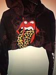 ROLLING STONES [CROP HOODIE] (S)